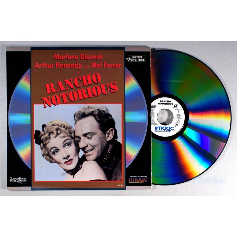 Rancho Notorious (LaserDisc 1952/1990) • Marlene Dietrich, Arthur Kennedy